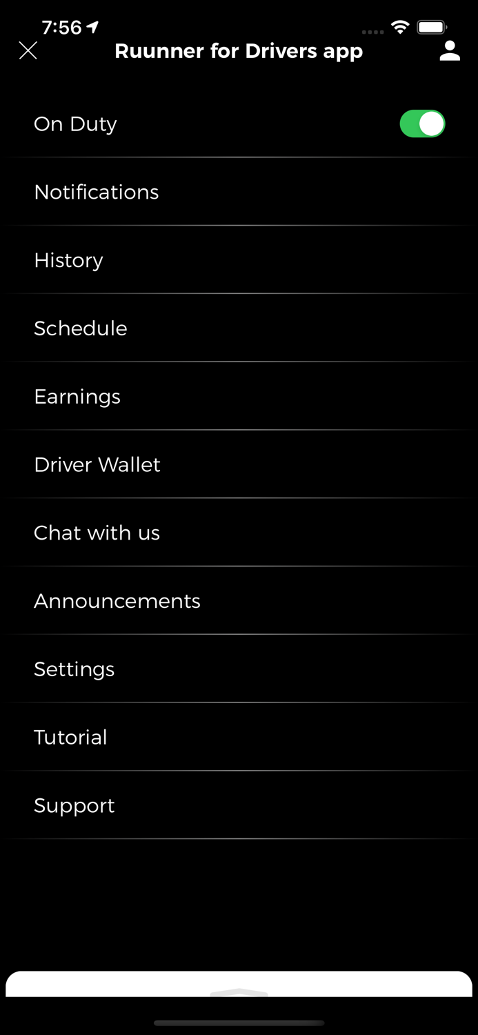 Ruunner for Drivers app
