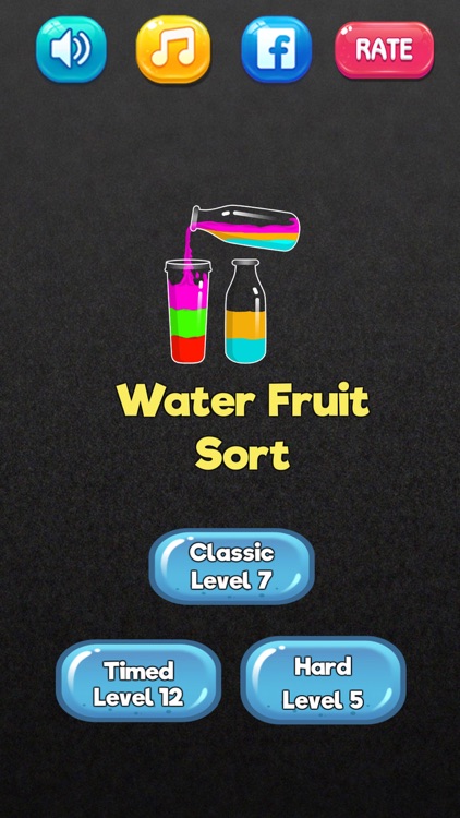 Liquid Sort:Fruit Water Puzzle