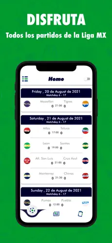 Captura 1 México - Liga 2021 iphone