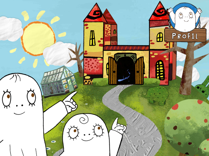 Spöket Laban - Färger  Djur