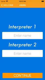 interpreter timer iphone screenshot 2