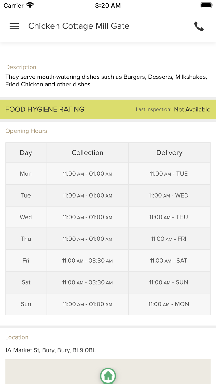 Chicken Cottage Mill Gate.