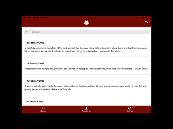 Screenshot #4 pour Samurai Quotes