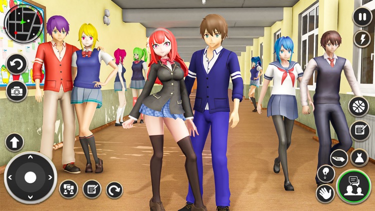 Girls School Life Anime Game screenshot-5
