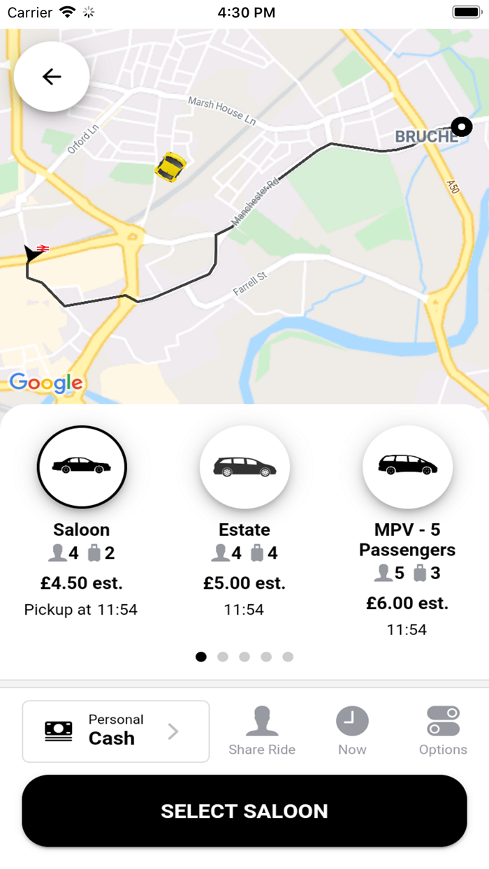 Arrivals Star Taxis Warrington