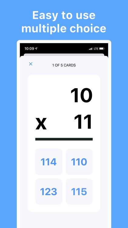 Multiplication Flash Cards Set