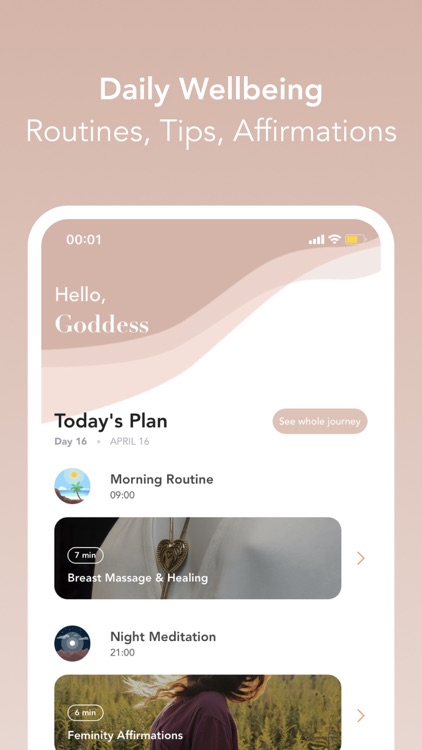 Goddess: Self Care, Meditation