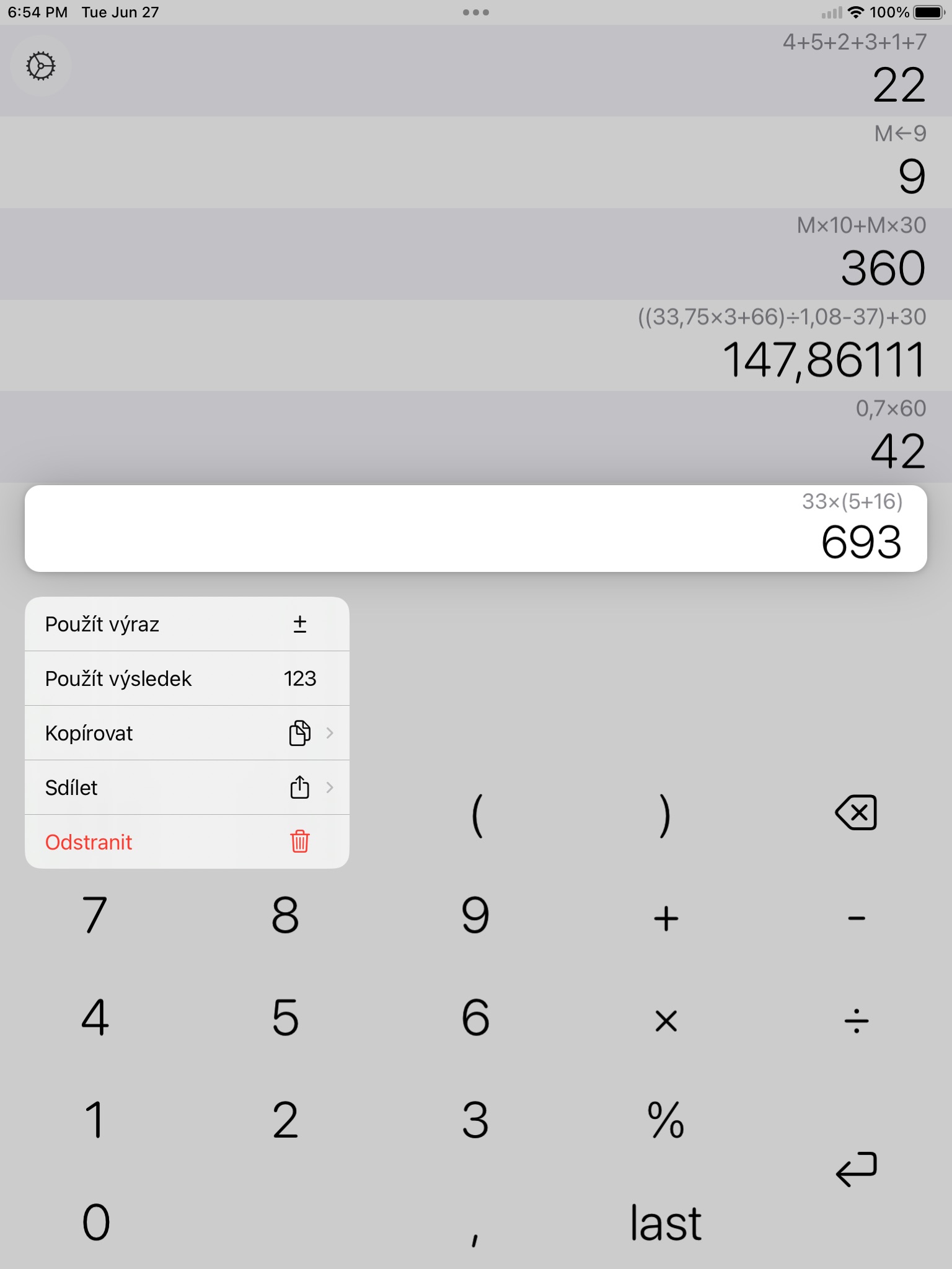Calculator × screenshot 2