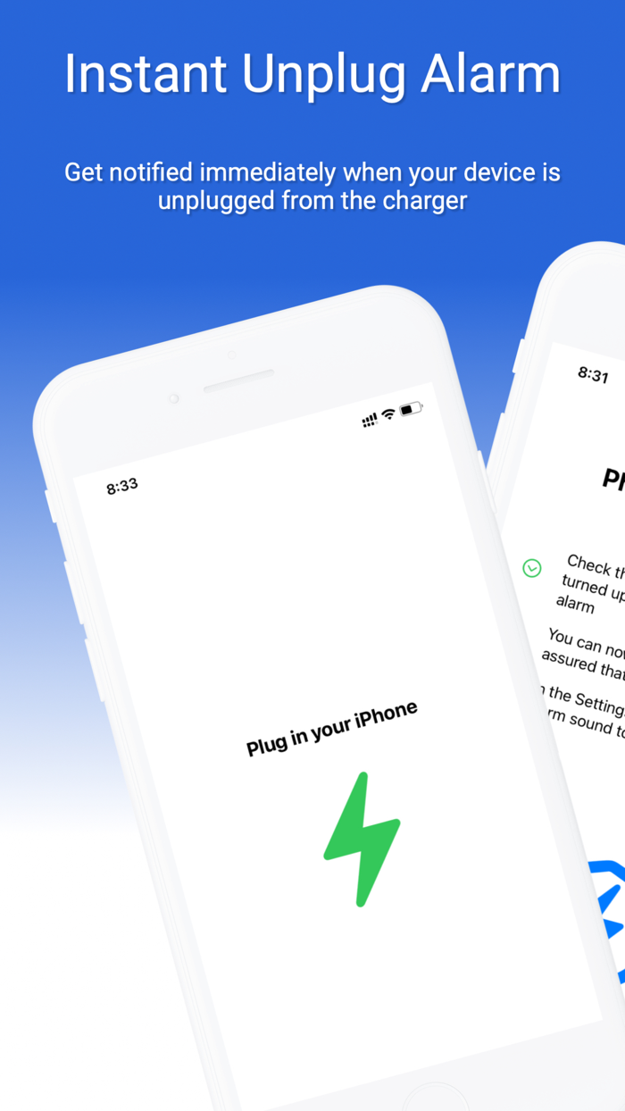 Charging Unplug Alarm Security