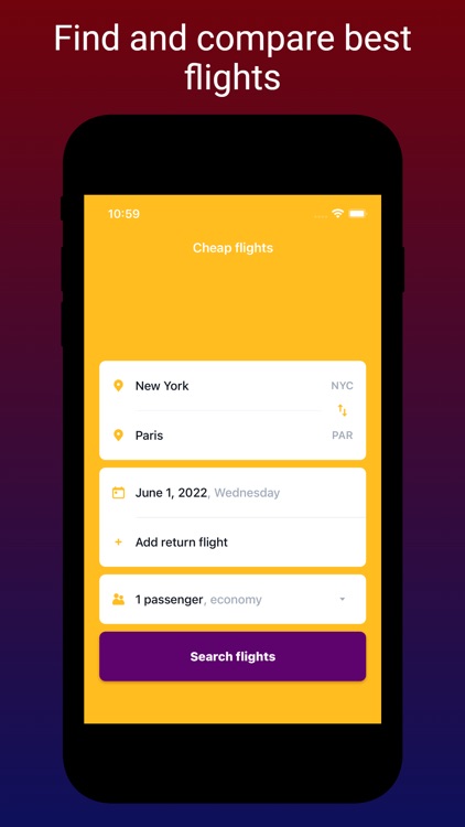 Airline Ticket Booking App