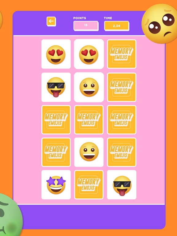 Memory Emojis - Concentration screenshot 3