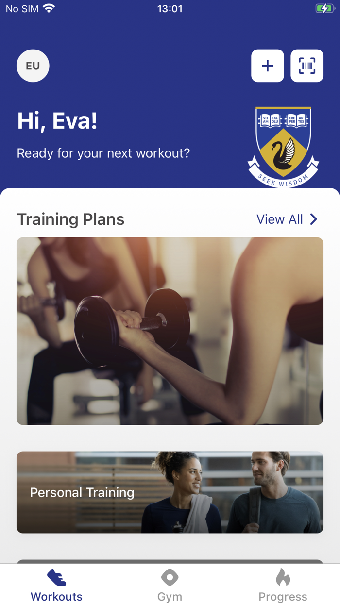 UWA Gym  Track your fitness