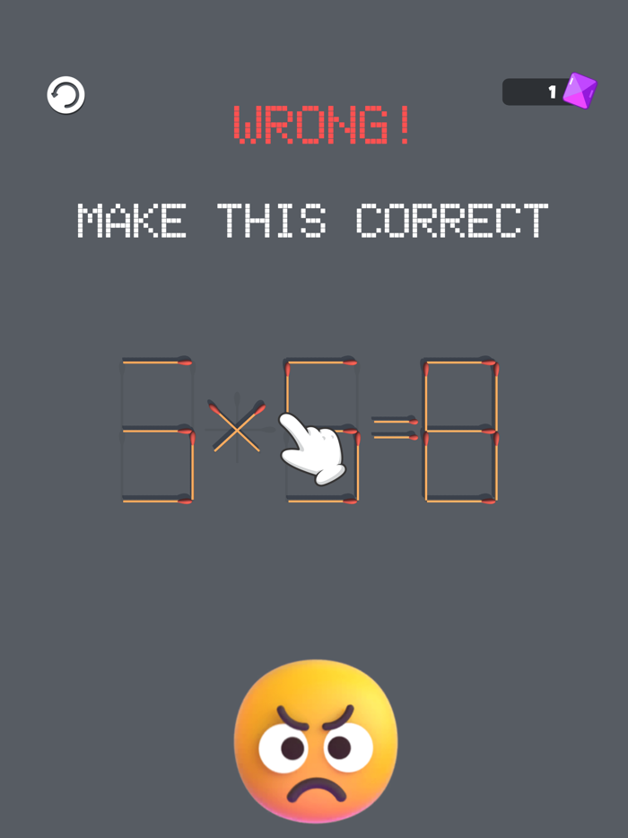 Solve Matchstick Puzzle