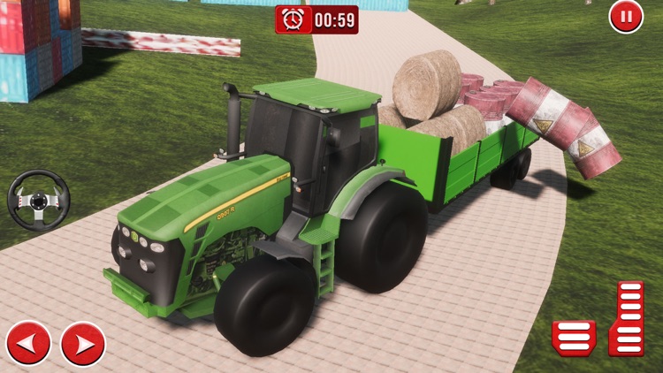 Cargo Tractor Farming Games 3d