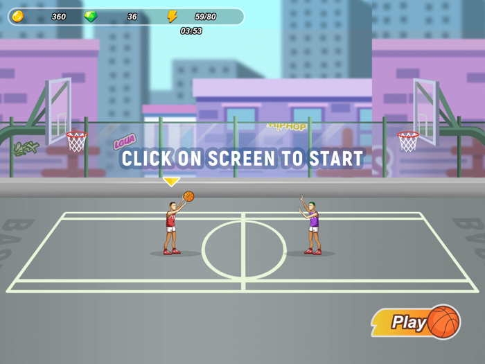 Basketball Fighting 1v1 - Dunk