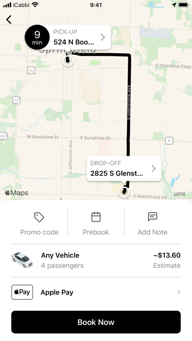 Springfield Yellow Cab Taxi screenshot 3
