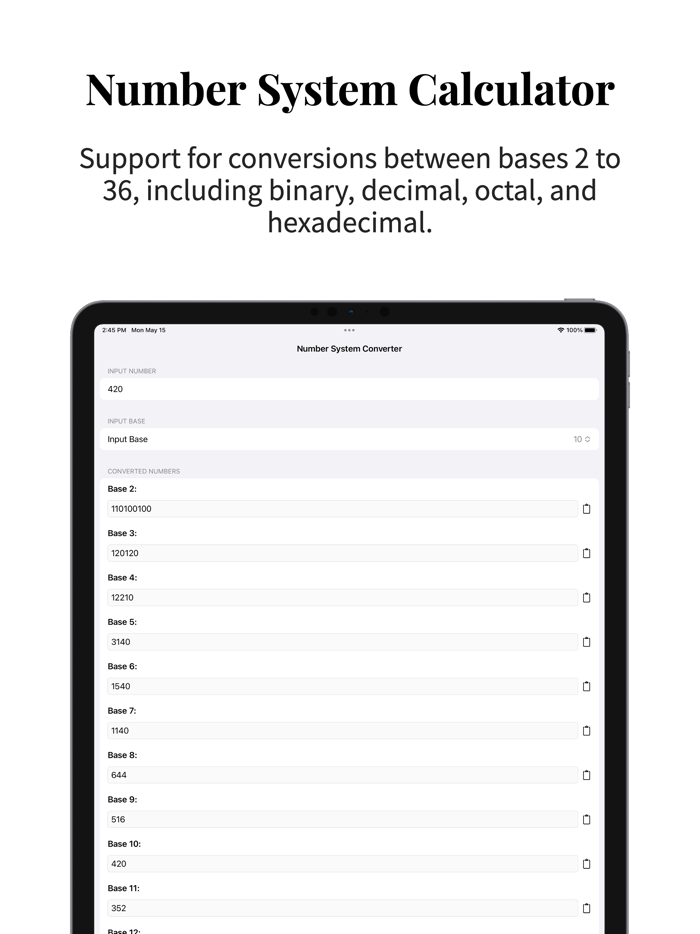 Number System Calculator Pro