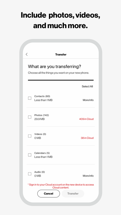 Verizon Content-Transfer screenshot 3