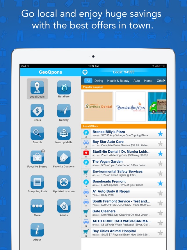 GeoQpons:Coupons App on the App Store