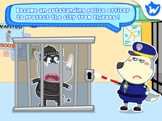 Wolfoo Police And Thief Game screenshot 3