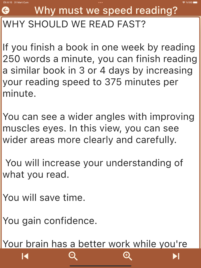 Speed Read Exercises Pro