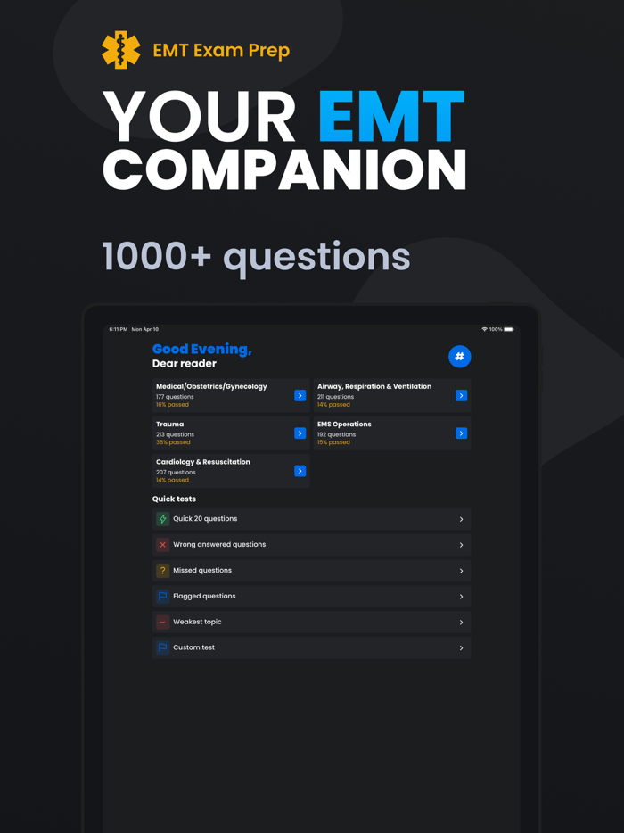 EMT - Medical Prep Test 2023