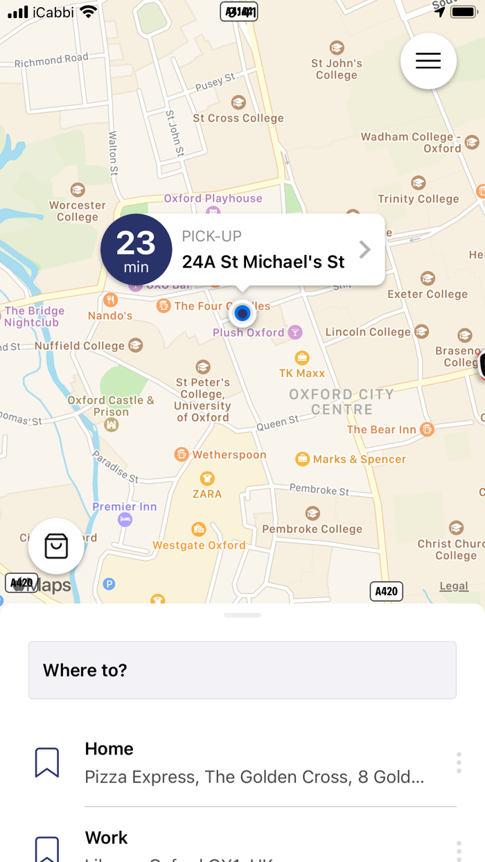Royal Cars Oxford - Taxi App
