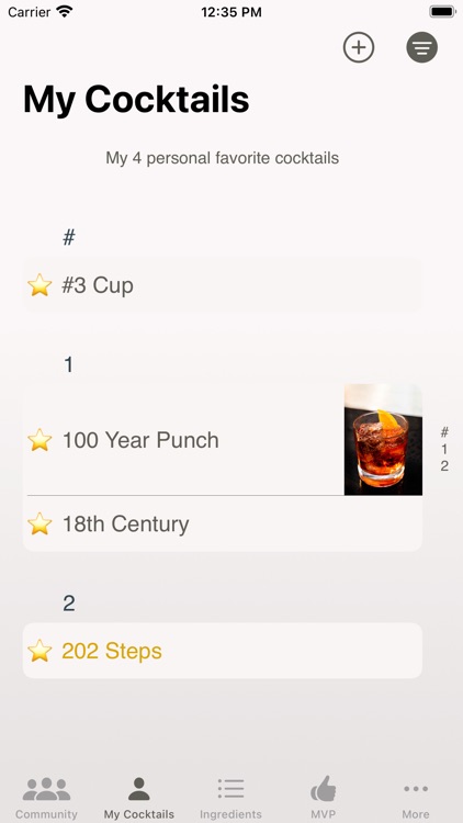 Craft, The Cocktail App