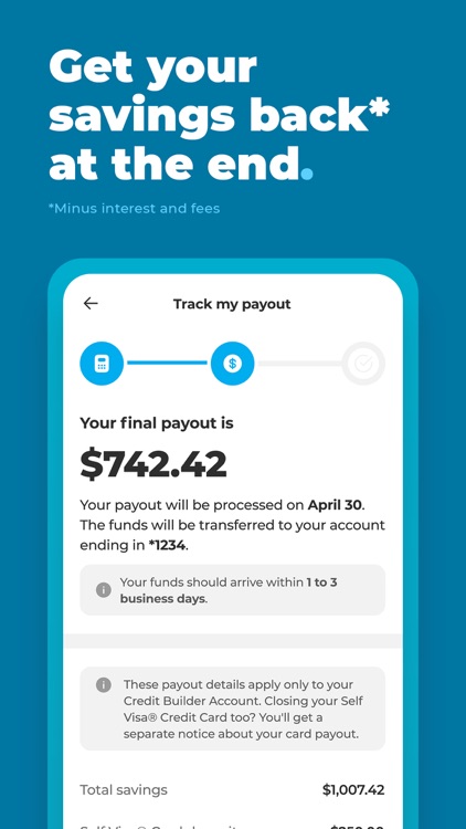 Self - Build Credit & Savings screenshot-6