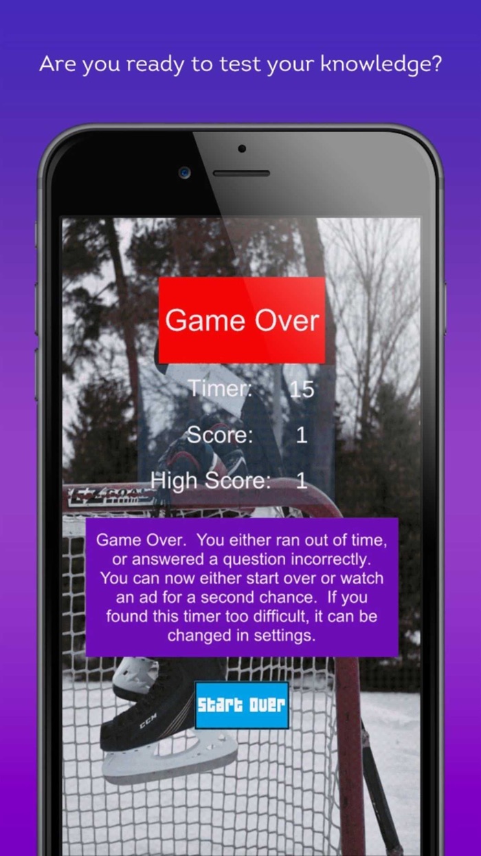 Hockey Trivia Challenge