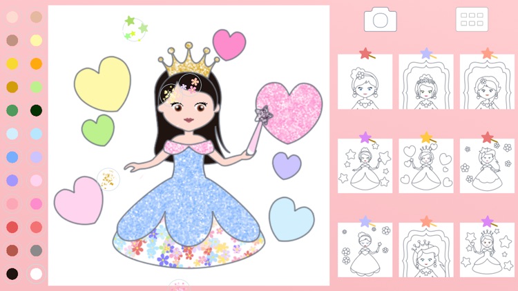 Princess Coloring Kid Toddler screenshot-8
