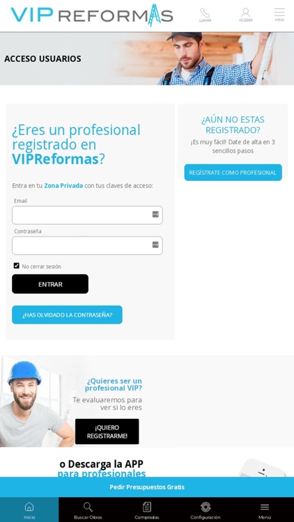 VipReformas para Profesionales