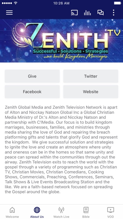 Zenith TV Network