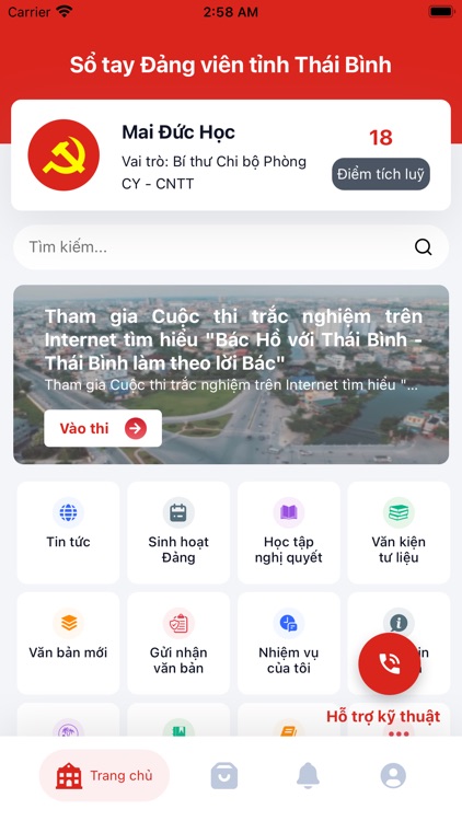 Sổ tay đảng viên Thái Bình