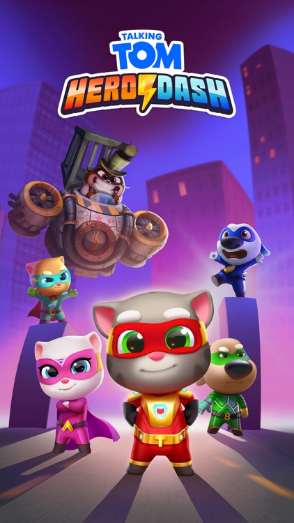 Talking Tom Hero Dash Run Game screenshot-5