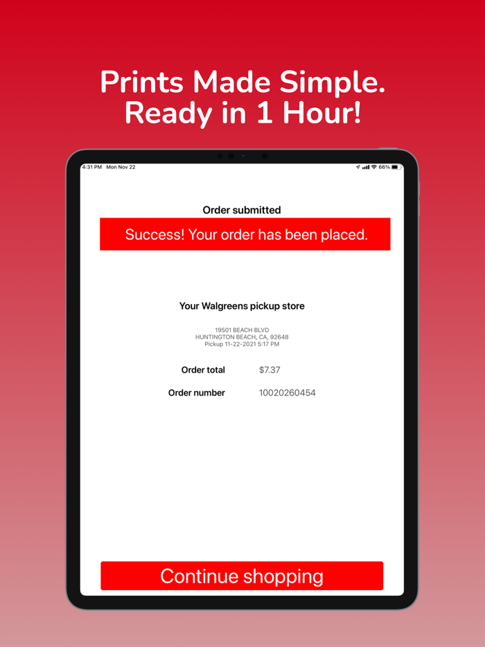 1 Hour Prints Same Day Prints