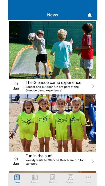 Glencoe Camp App