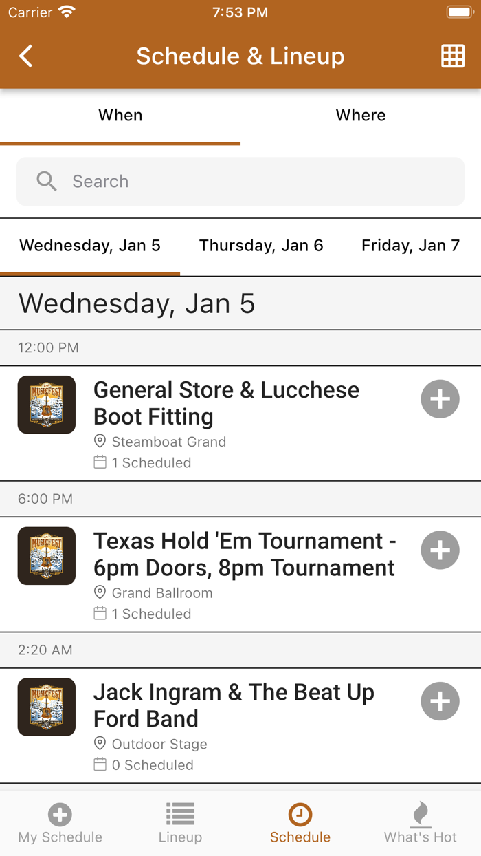 The MusicFest at Steamboat