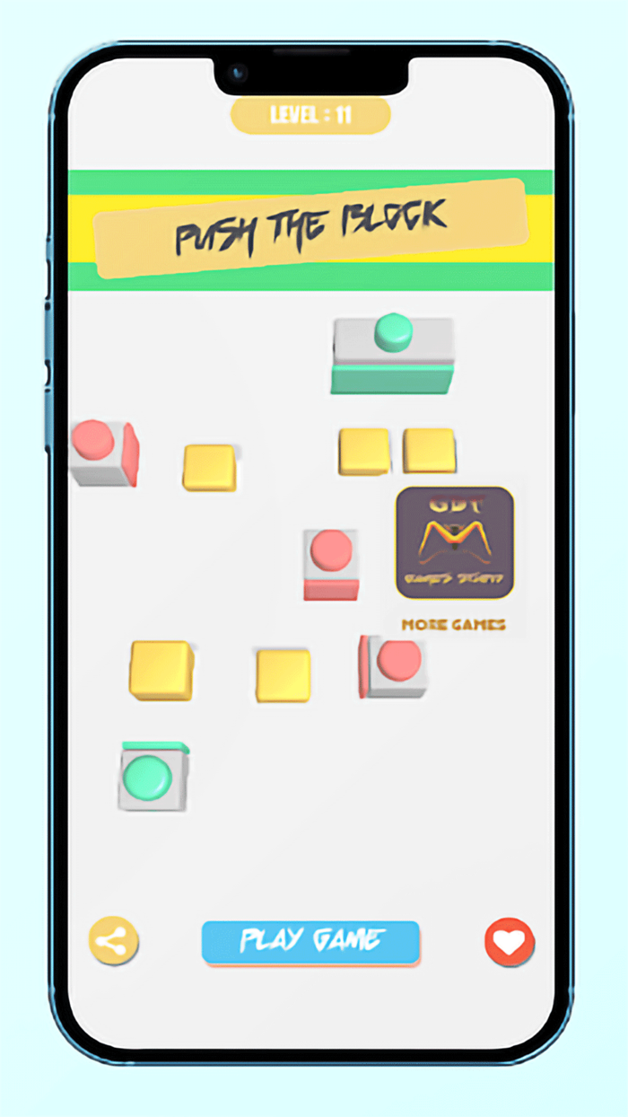 Press Push The Block