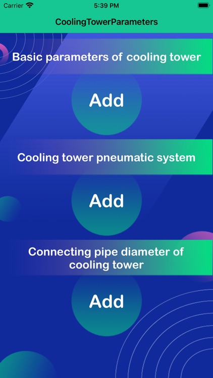 CoolingTowerParameters