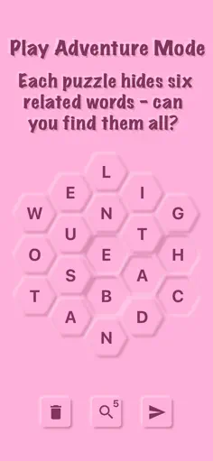 Hex Words: Word Search - Screenshot 3