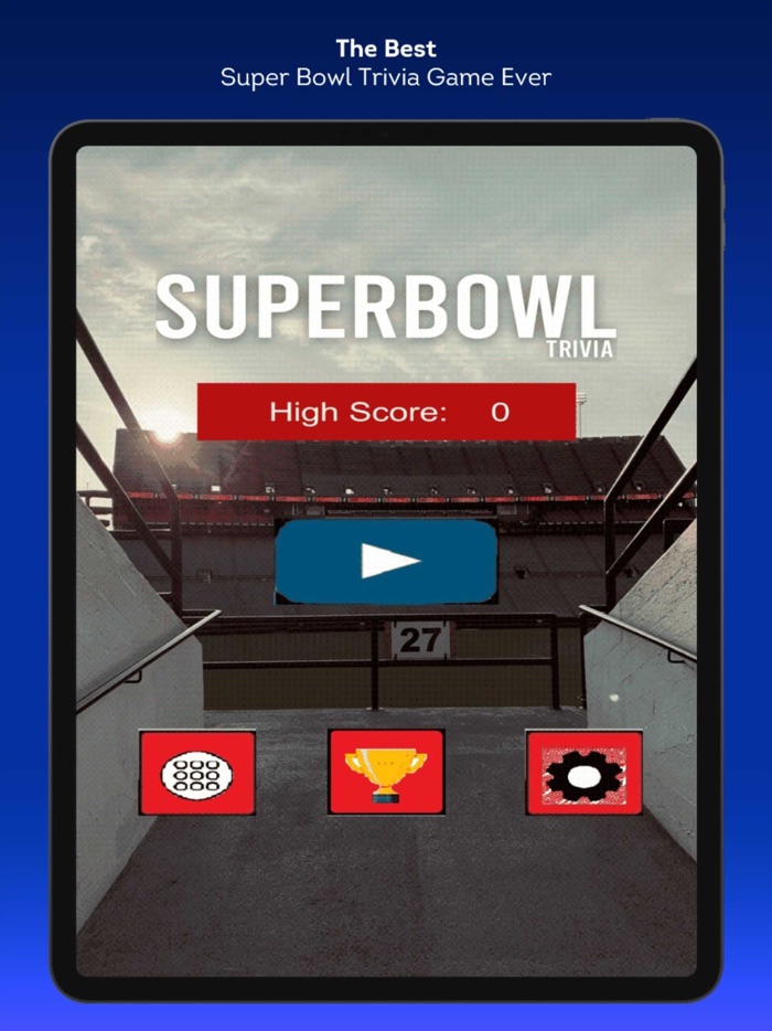 Super Bowl Trivia Game