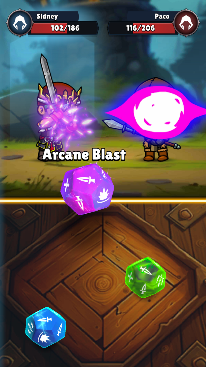 Dice of Might Magic Arena RPG