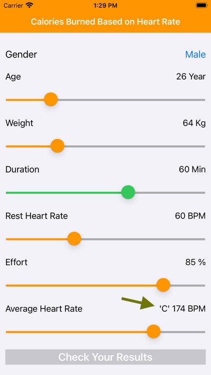 Calories Burned & Weight loss