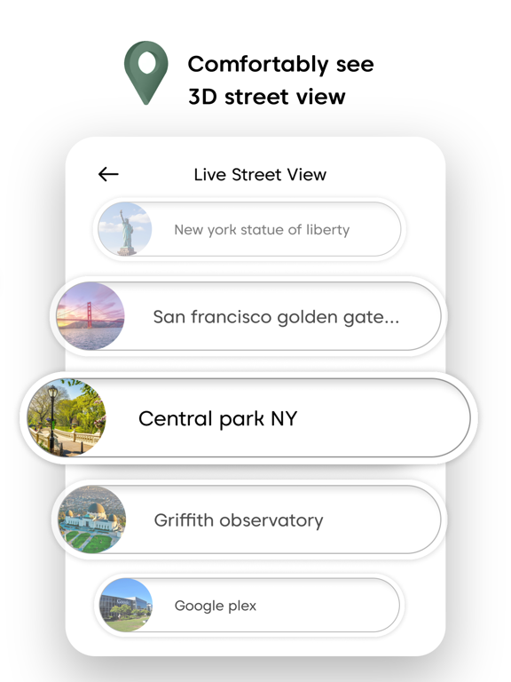 Screenshot #5 pour GPS Live Navigation 3D Street