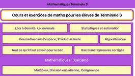 Game screenshot Maths Terminale (S) apk