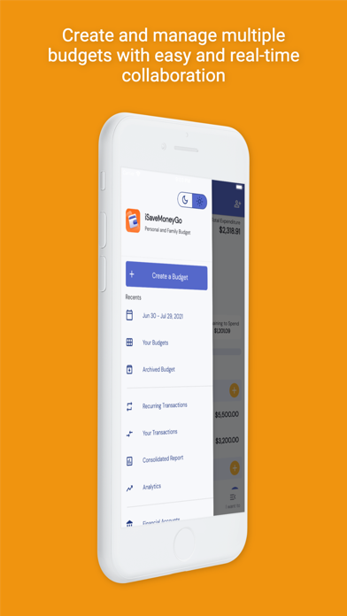 iSaveMoneyGo: Budget spending screenshot 2