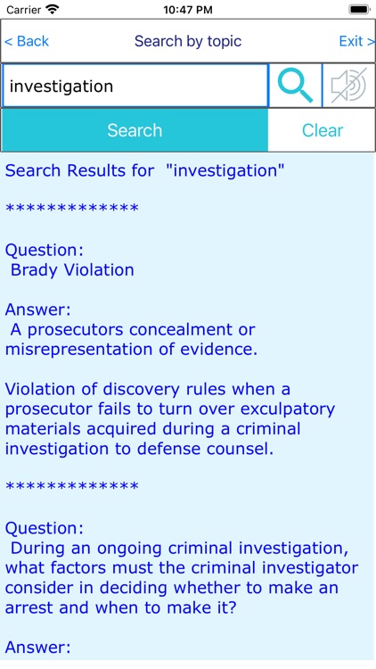 Legal Investigation Procedures screenshot-8