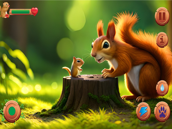 Flying Squirrel Animal Game 3D screenshot 2
