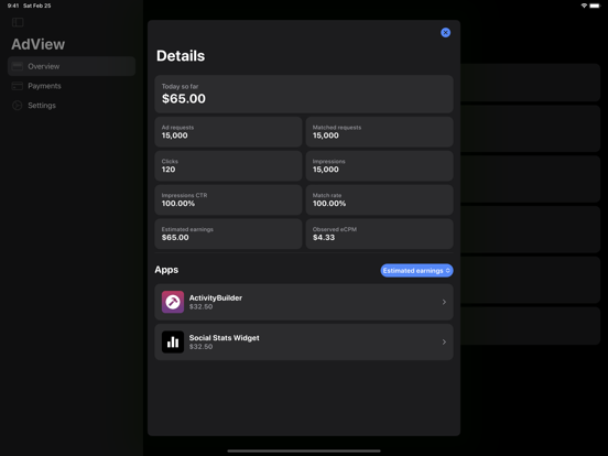 AdView - Track Ad Earnings screenshot 3